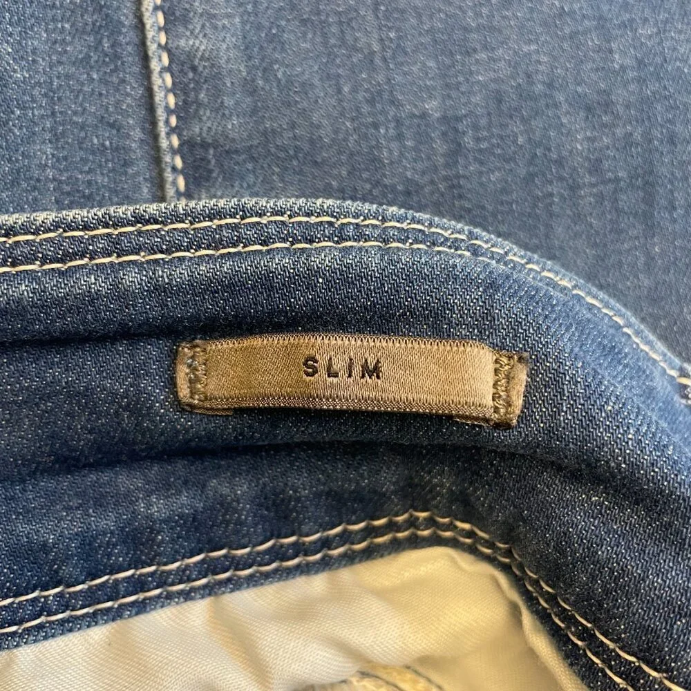 Salsa high waisted slim zip front denim jeans classic medium wash womens size 30 - Picture 10 of 11